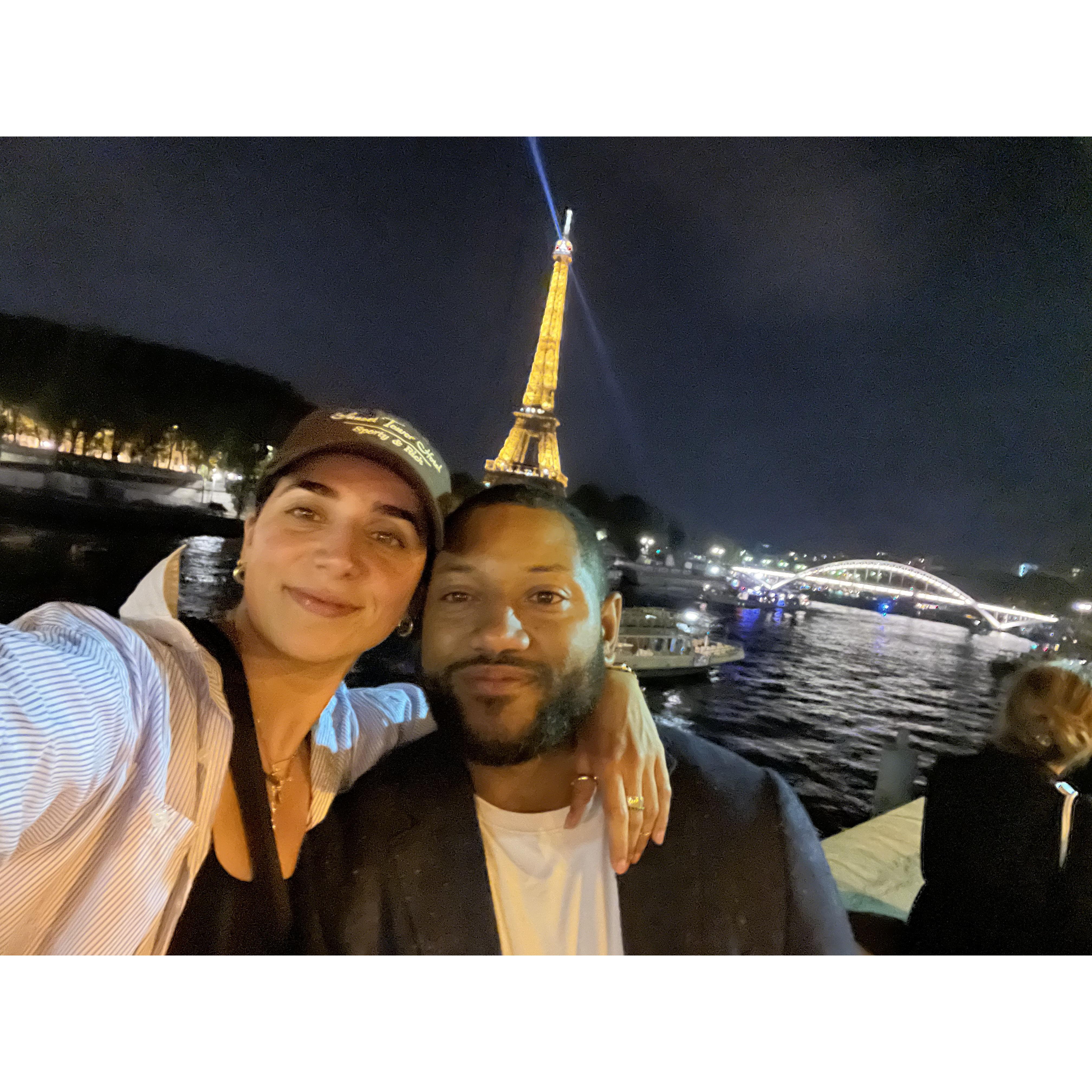 Our first night in Paris together