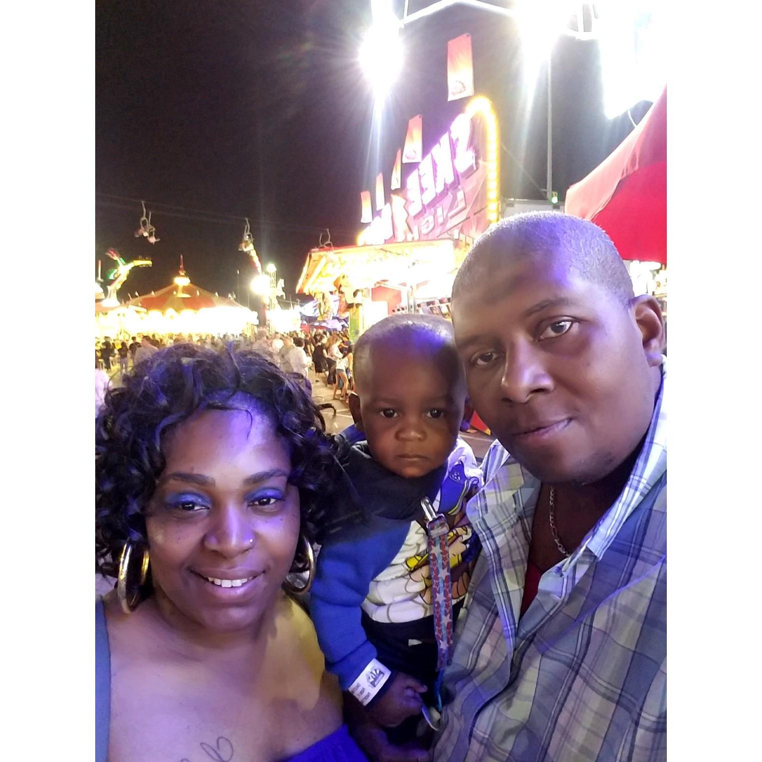 Our first family night at the state fair
