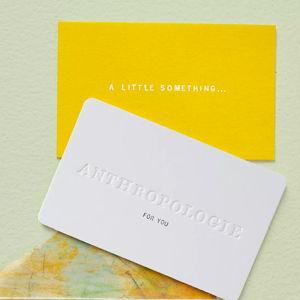 Anthropologie Gift Card