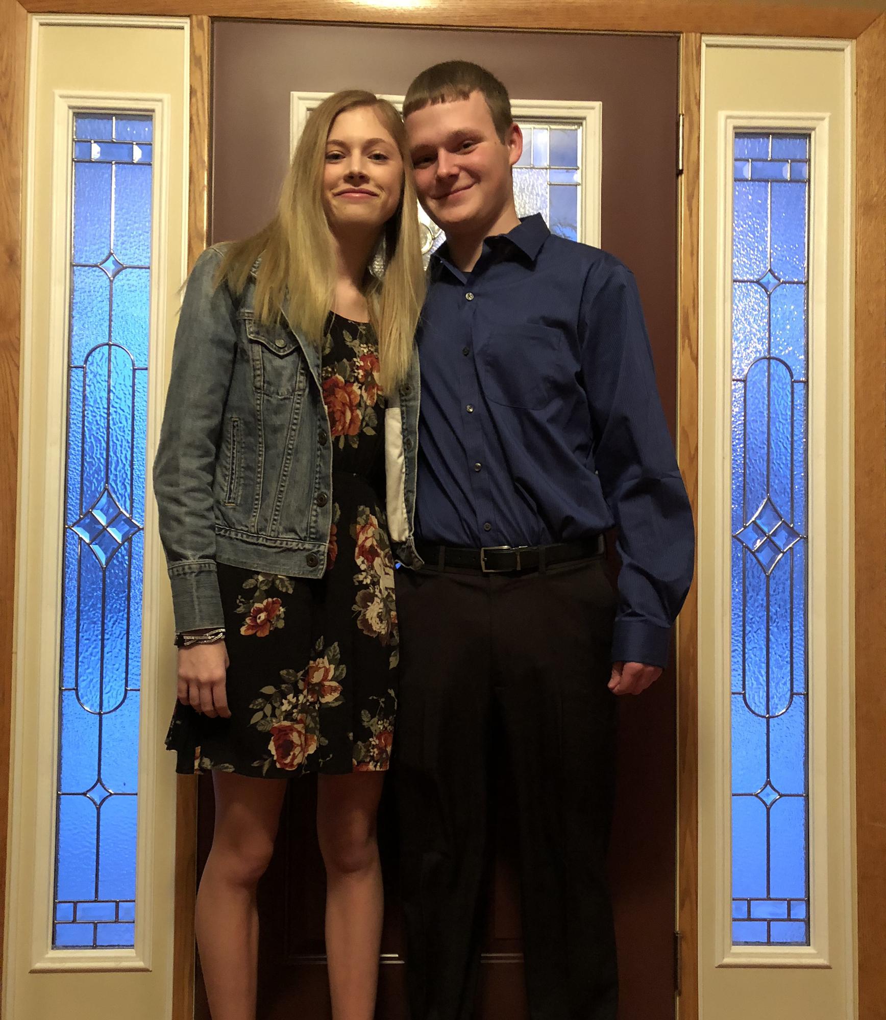 Our first high school dance💃