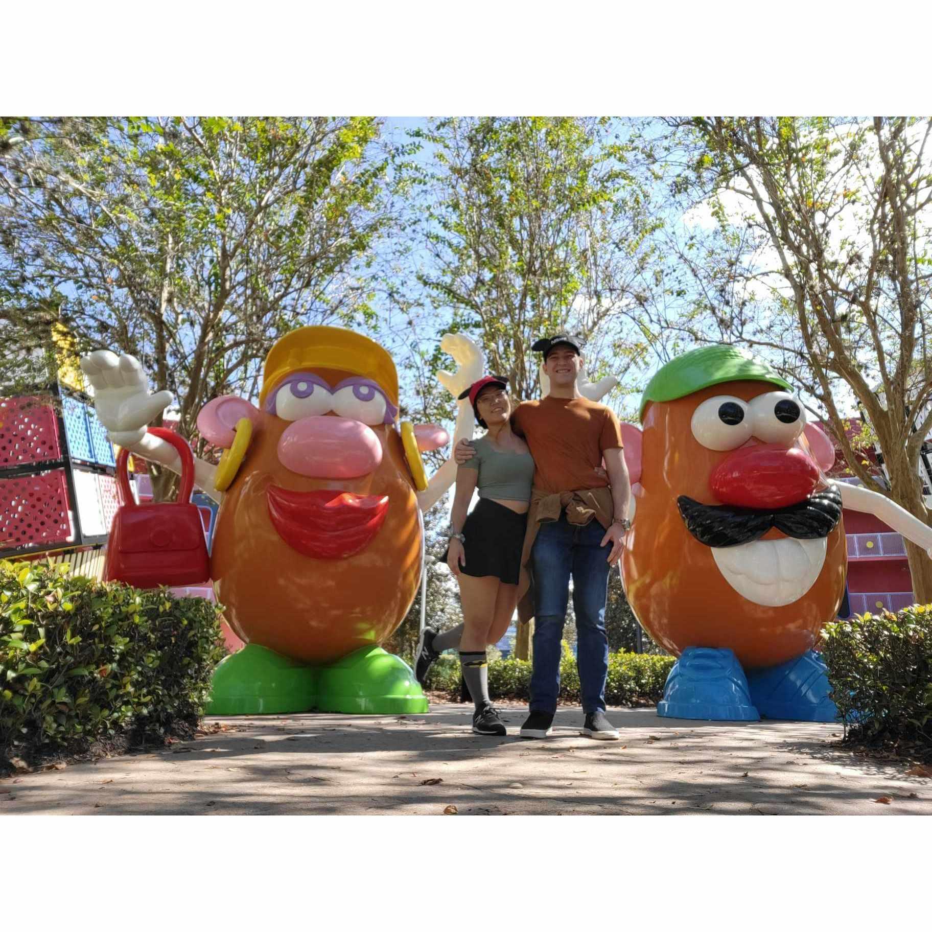 20 Oct 2023 - Robbie created his own version of the Disney Skyliner Scavenger Hunt with a proposal being the prize (Yes...Esther was completely oblivious to his plans and had no clue).