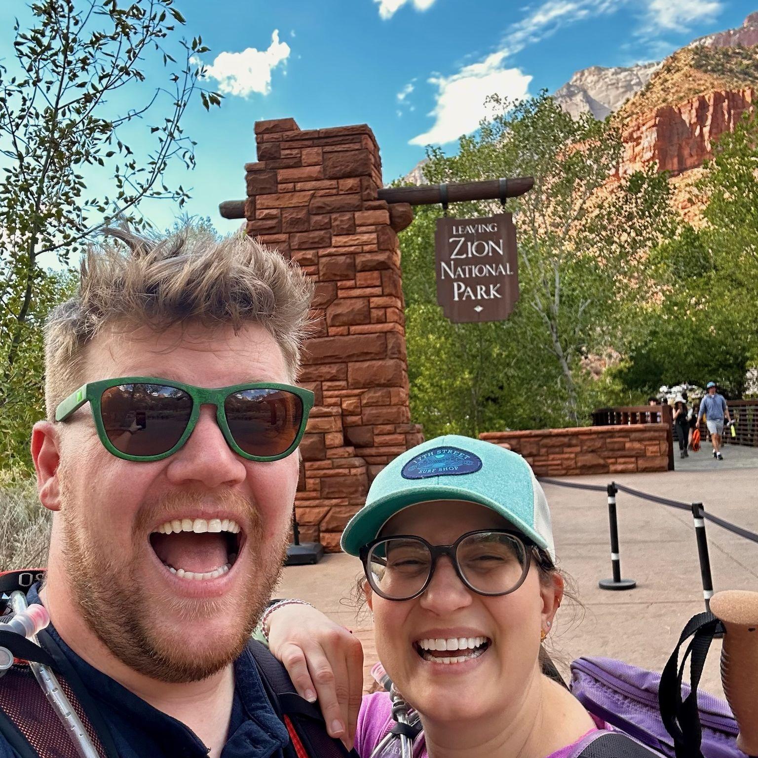Zion National Park–our first together!