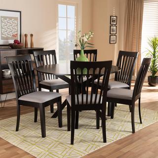 Lore Upholstered 7-Piece Dining Set