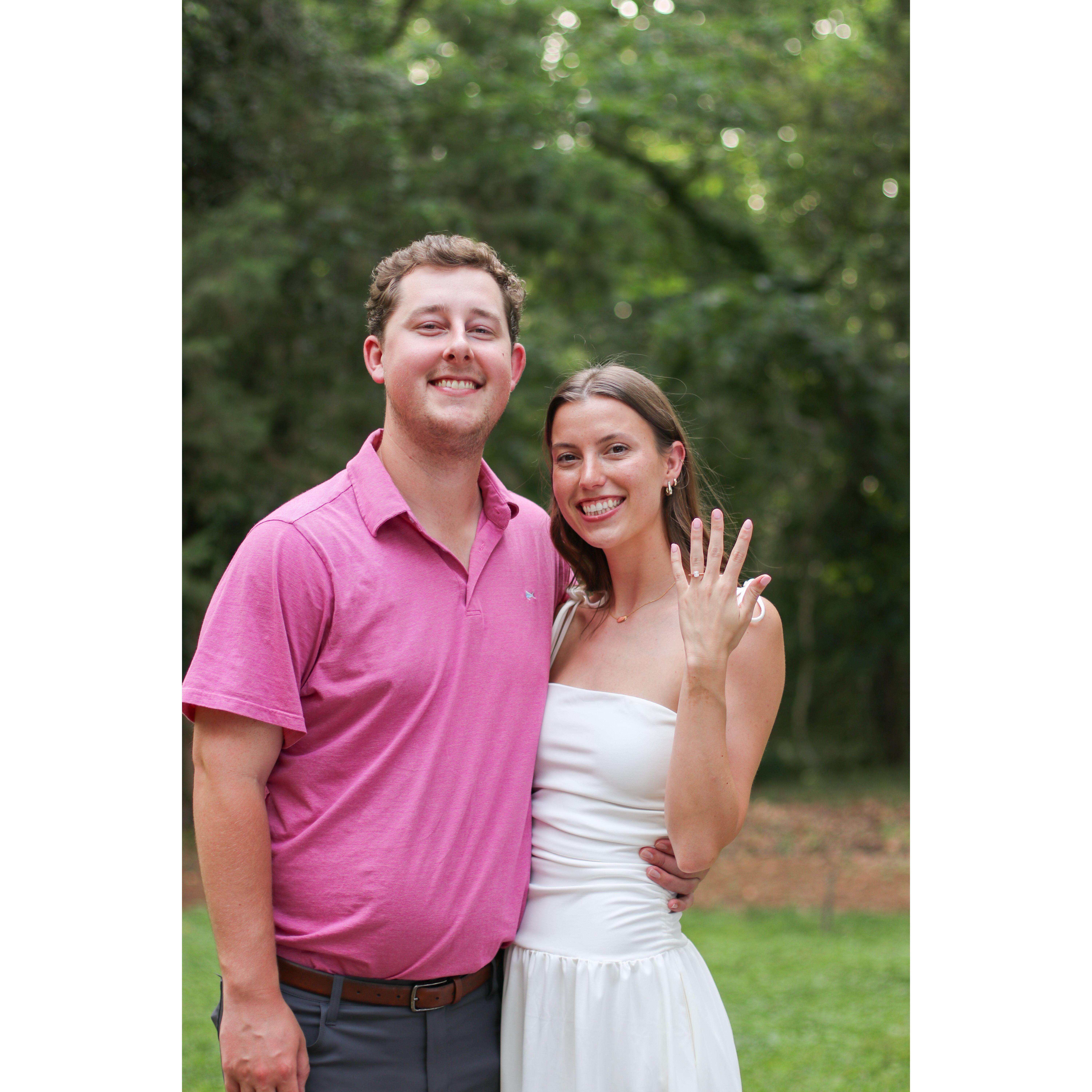 Our friends and family threw us a beautiful engagement party! It was so nice getting to celebrate our engagement and it made us excited for our wedding!