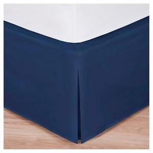Magic Skirt Wrap-around Tailored Bed Skirt- KING/ WHITE
