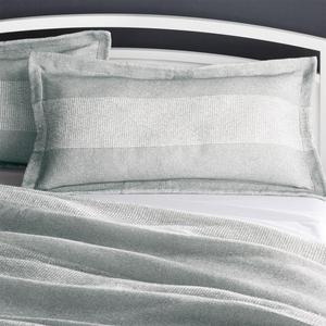 Kiyomi Grey Striped King Pillow Sham