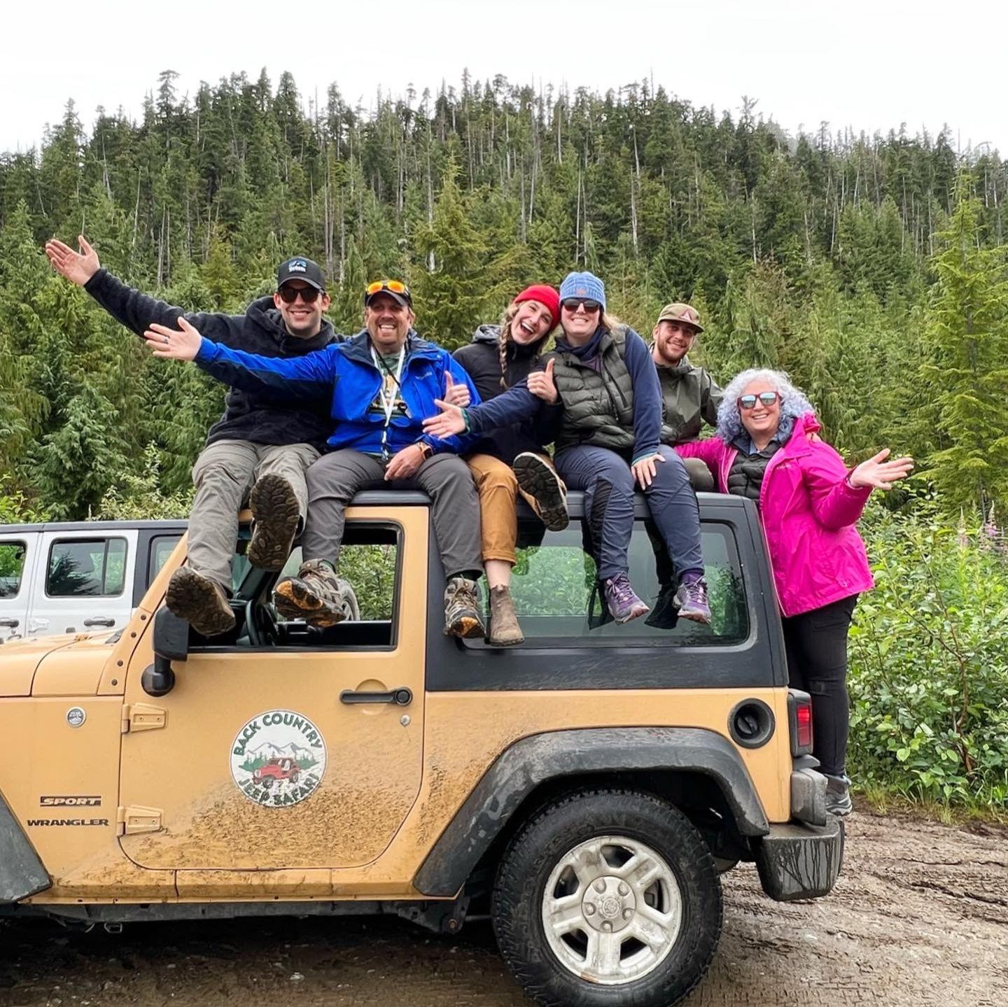 Jeep excursions in Alaska.