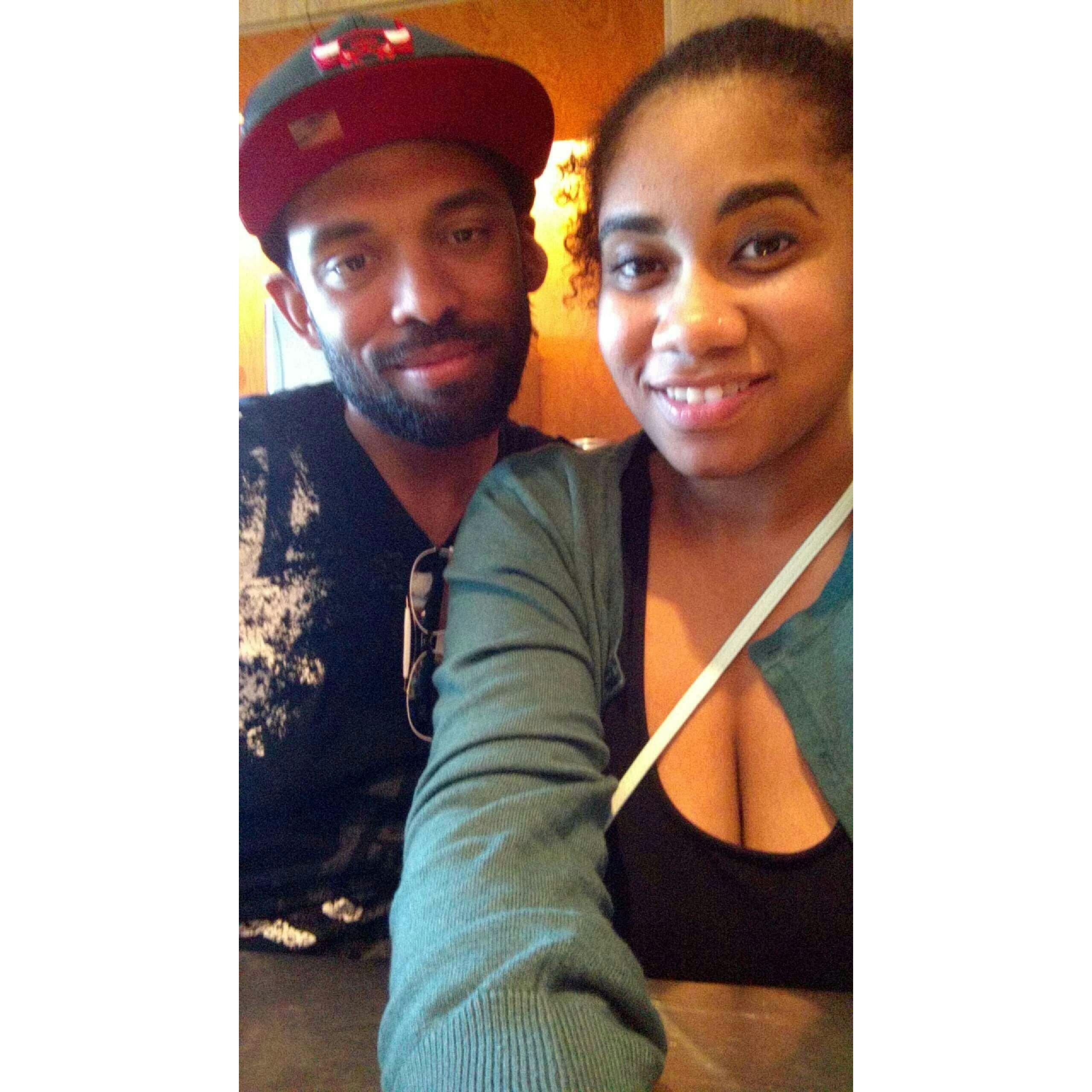 Our very first photo together. May 16, 2016
