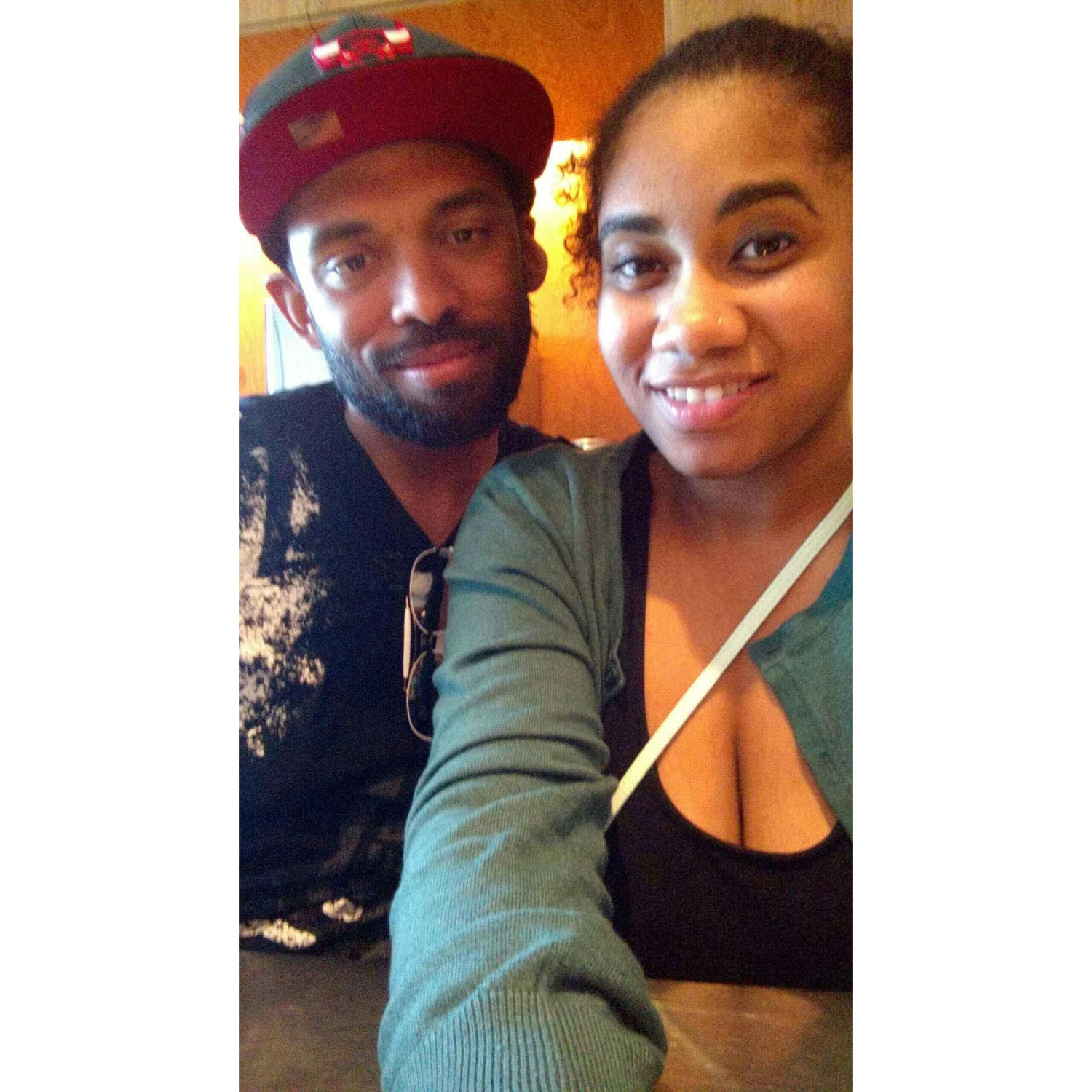 Our very first photo together. May 16, 2016