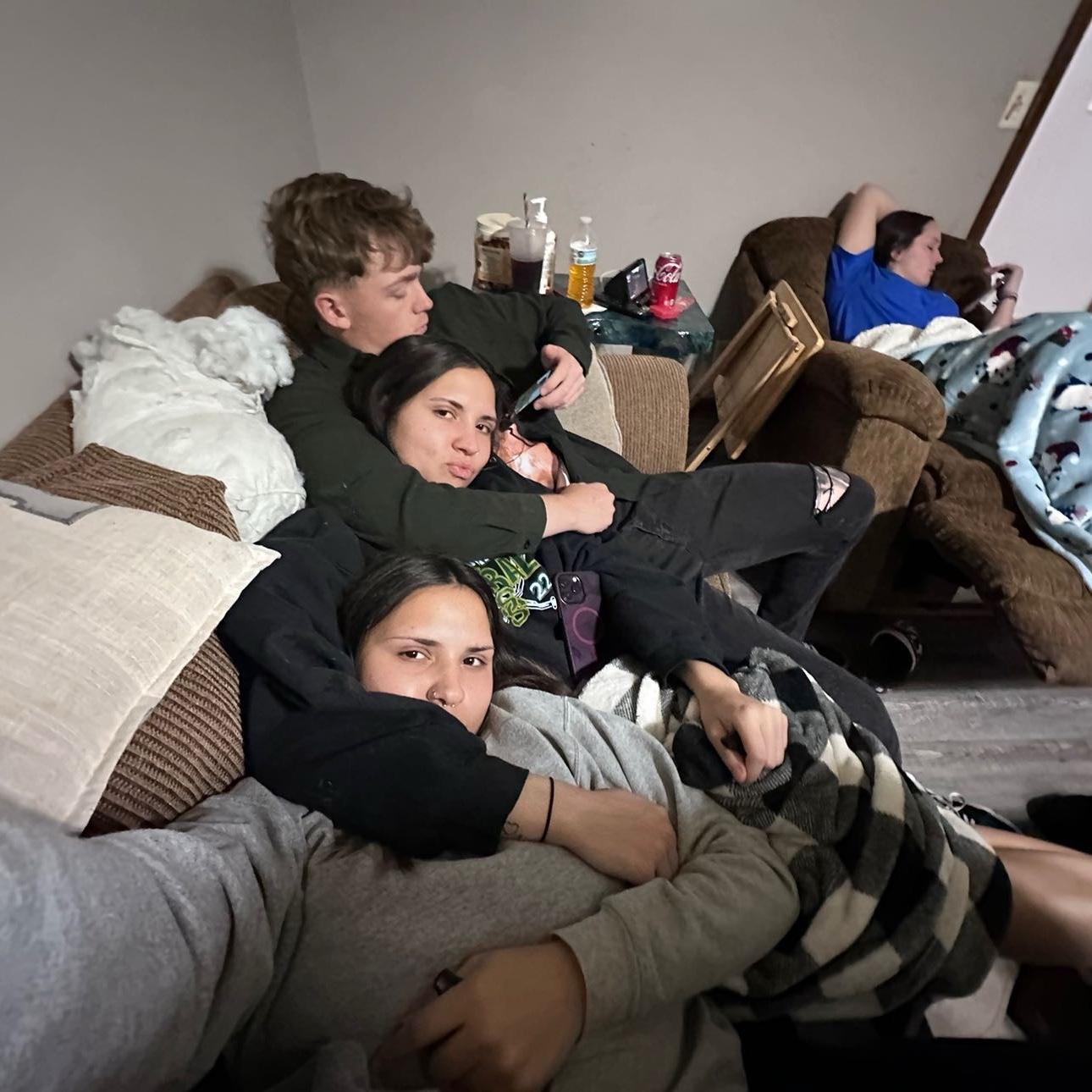 We would spend hours every weekend at my mom's house.