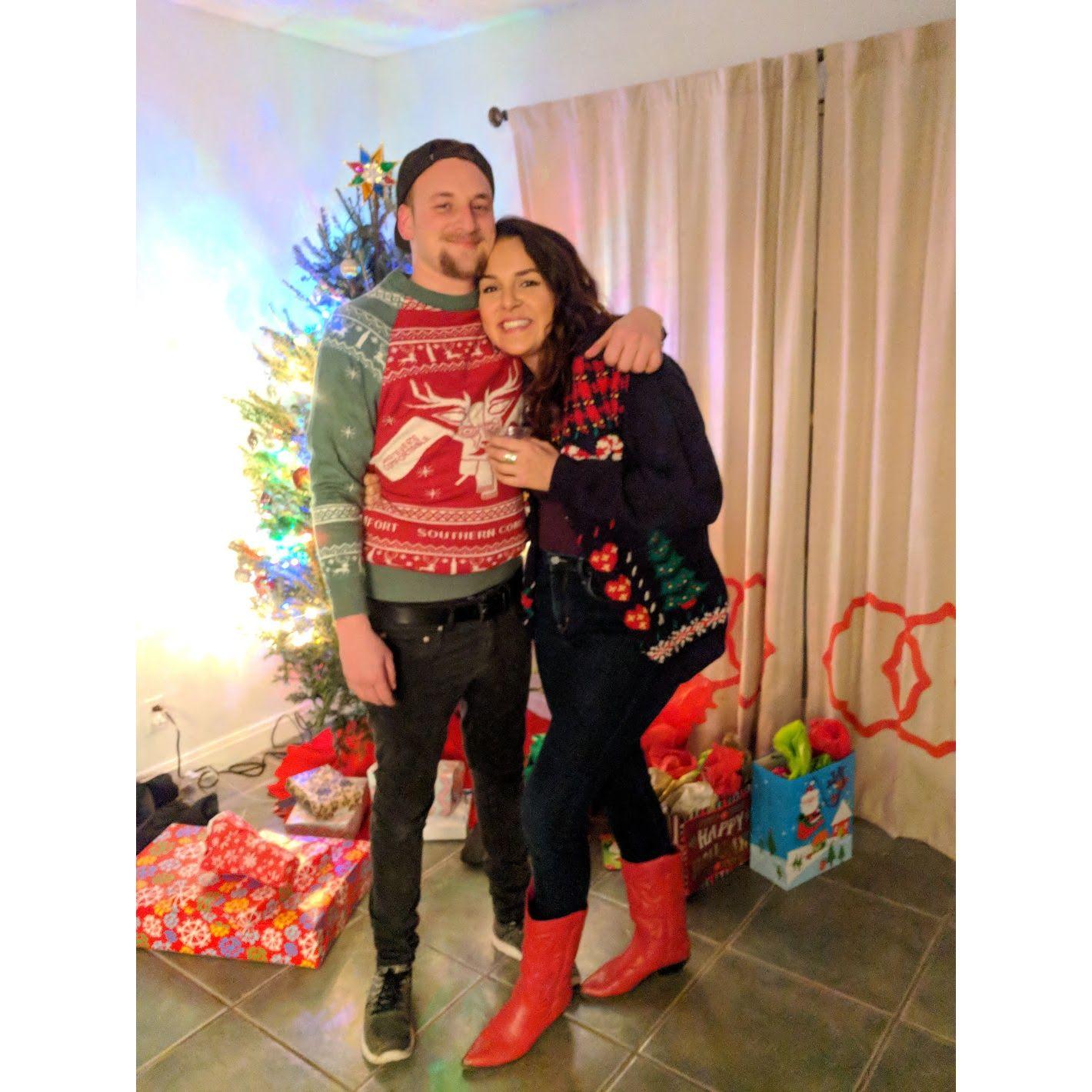 Our first Tacky Sweater Christmas 2017