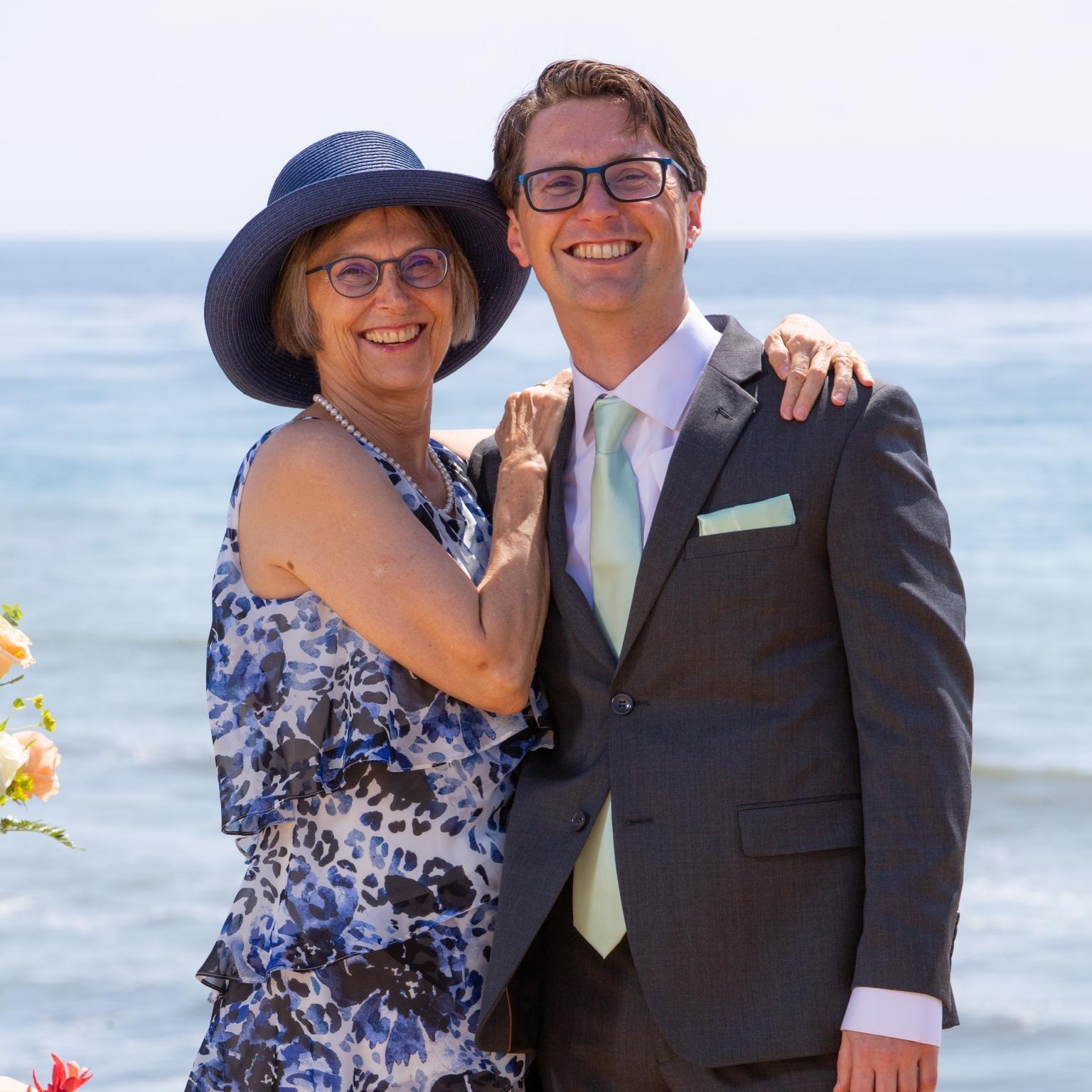 Andy and his mom.