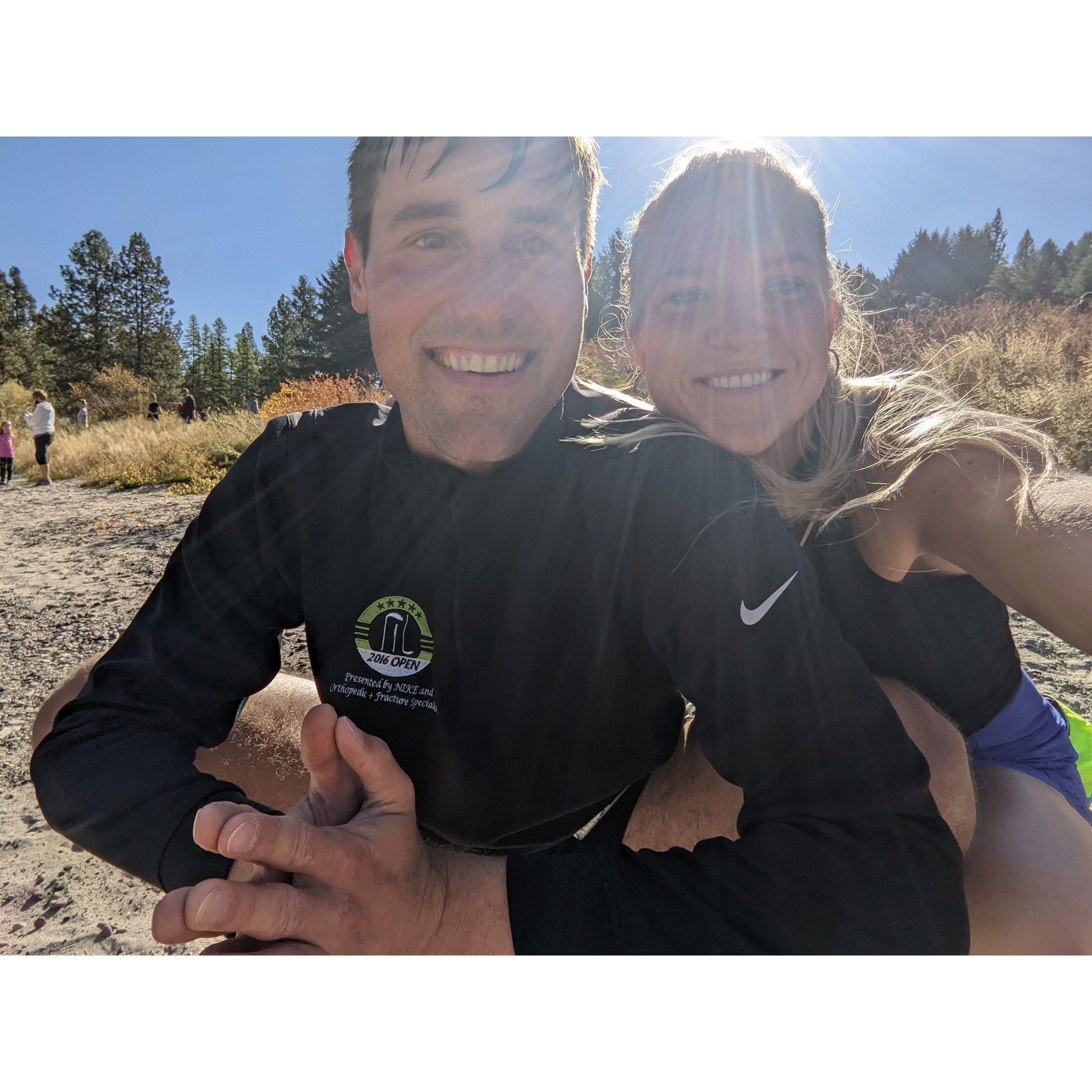 After our first race together