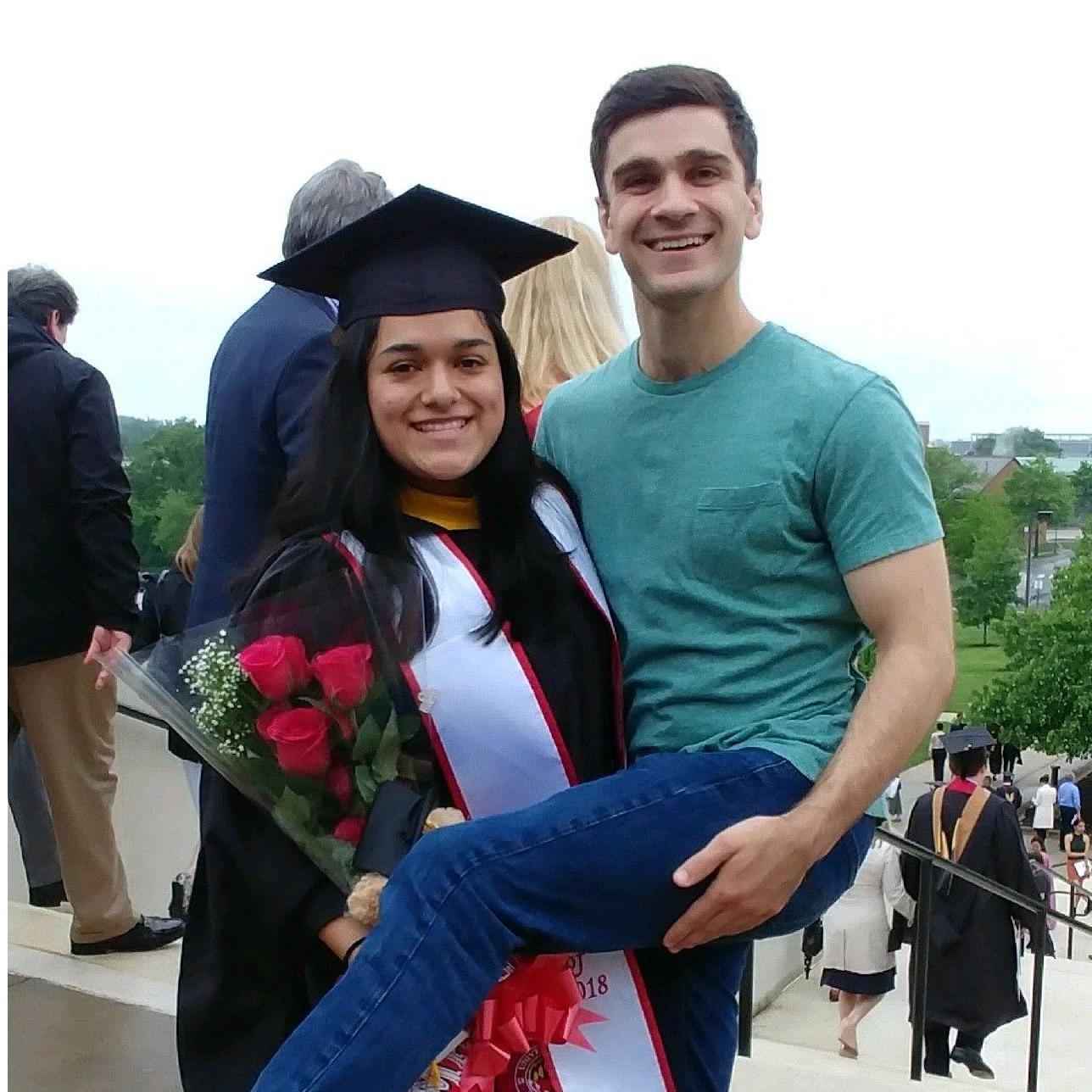 May 2018: Melissa's Masters Degree Graduation, University of Maryland