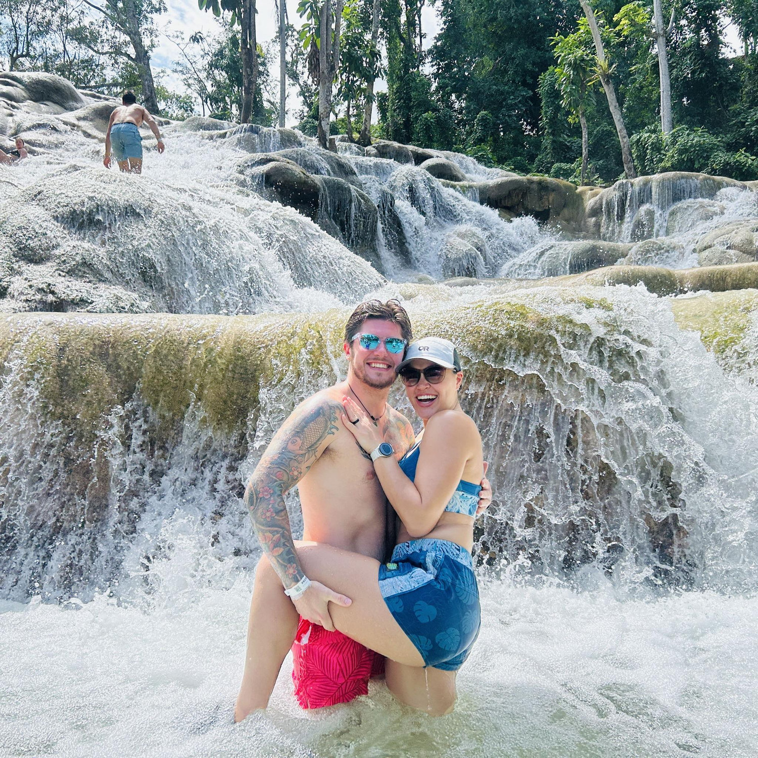 Dunns Falls in Jamaica