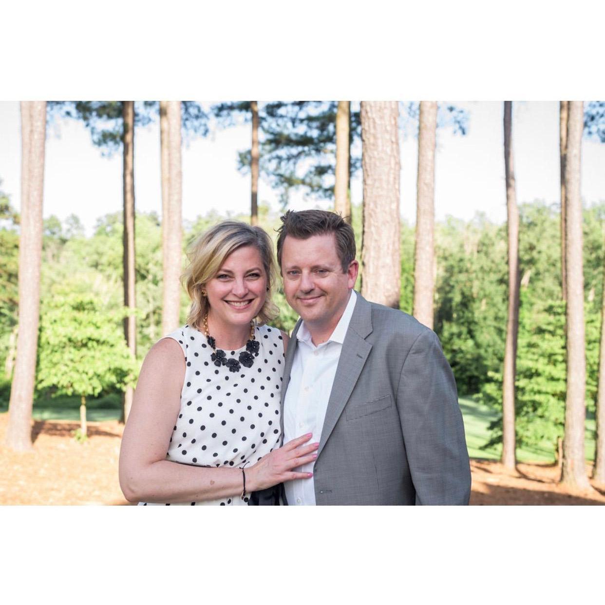 Enjoying a beautiful day at my niece's wedding!