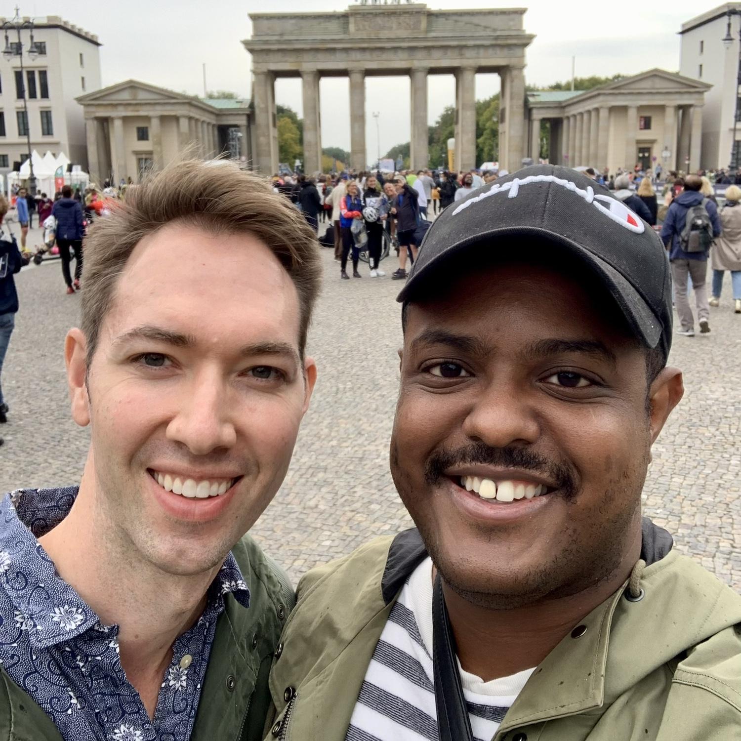 In Berlin, pre-Marathon