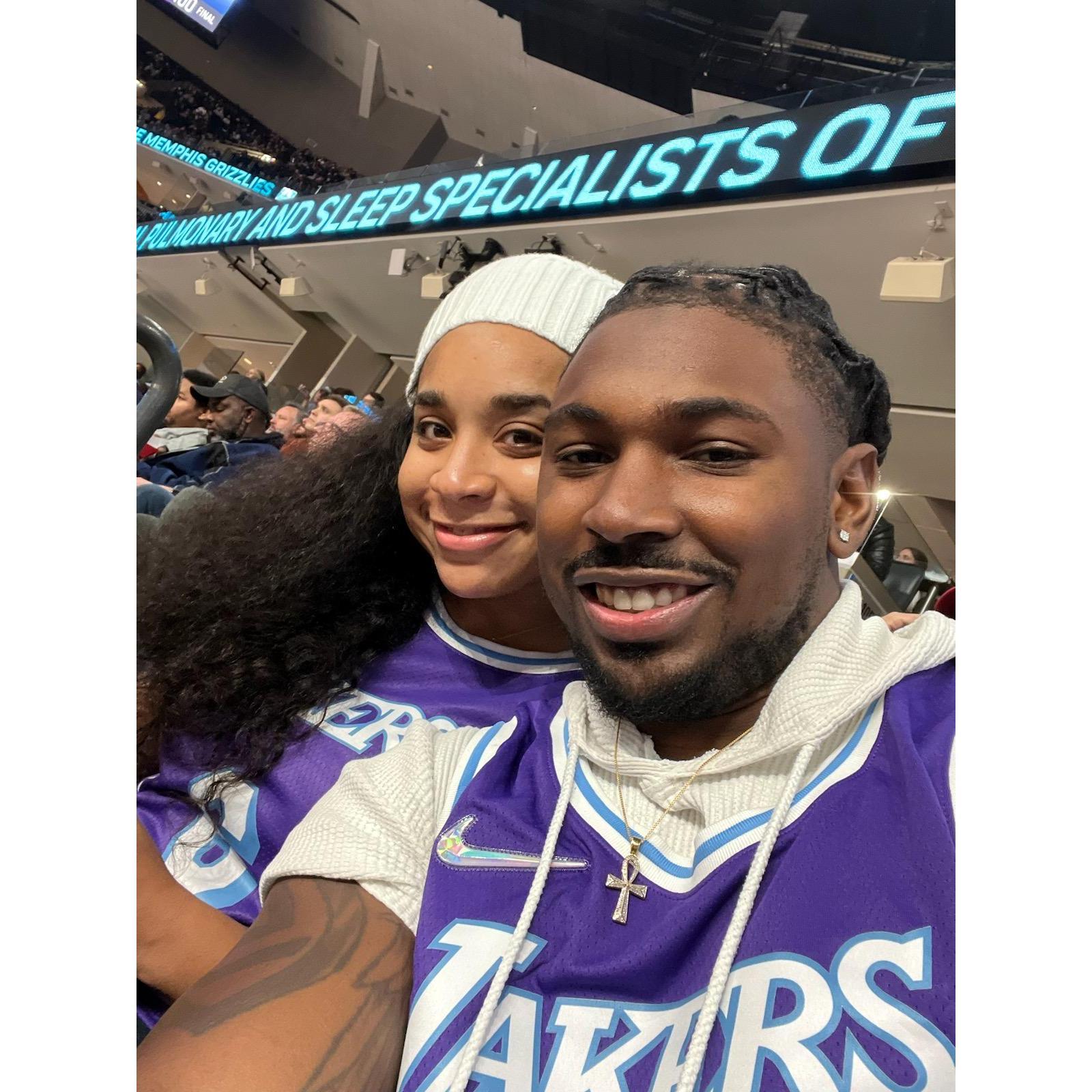 Lakers vs. Grizzles in Memphis, TN