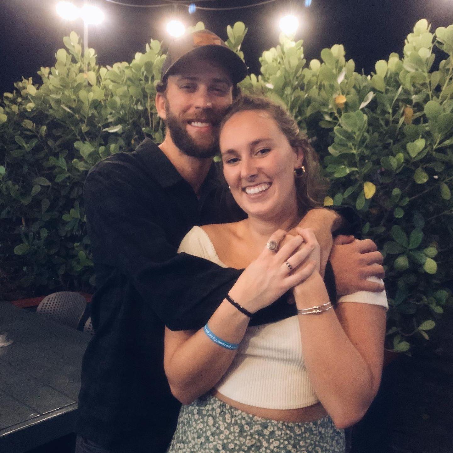 Our first photo together