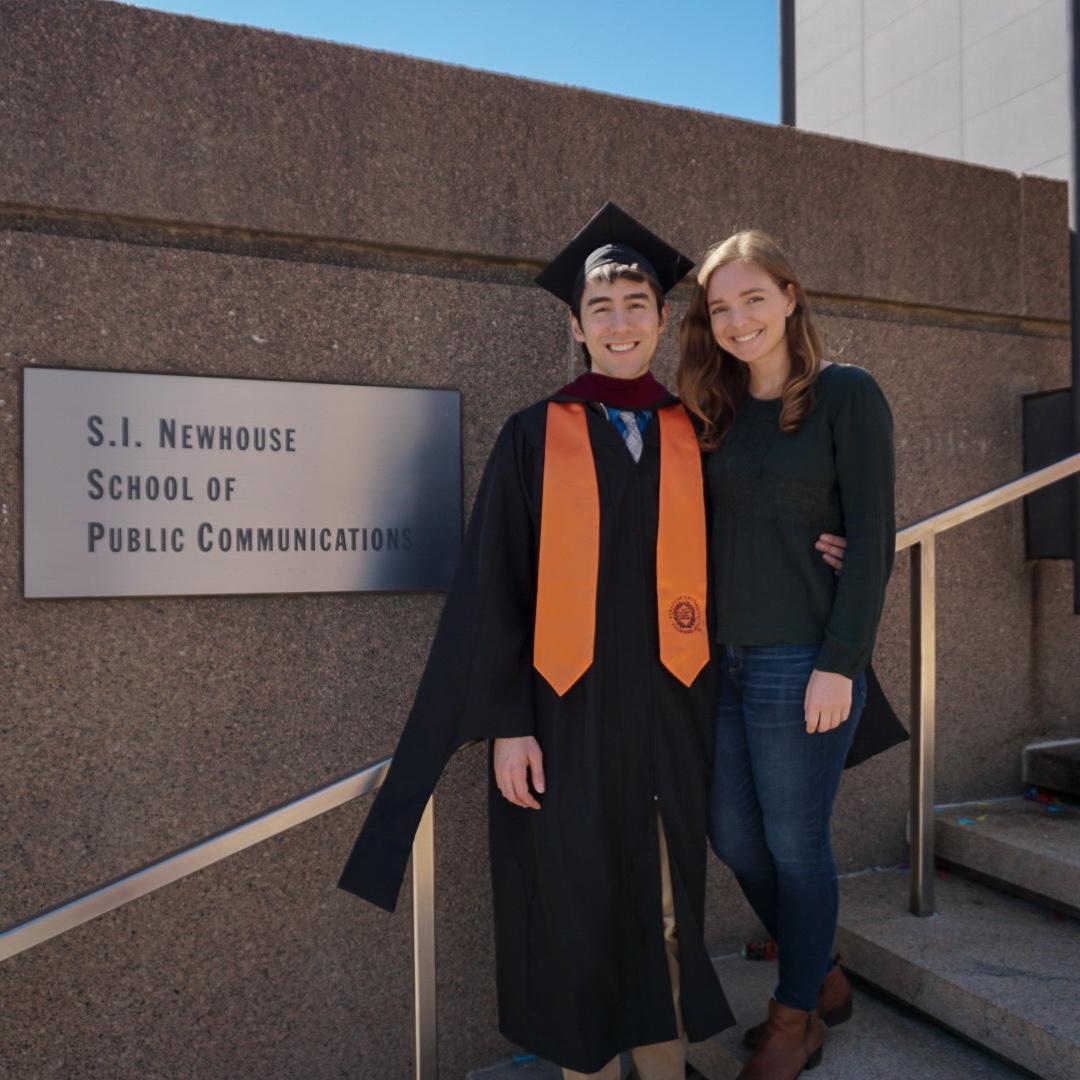 Josh’s graduation from Syracuse University in 2019