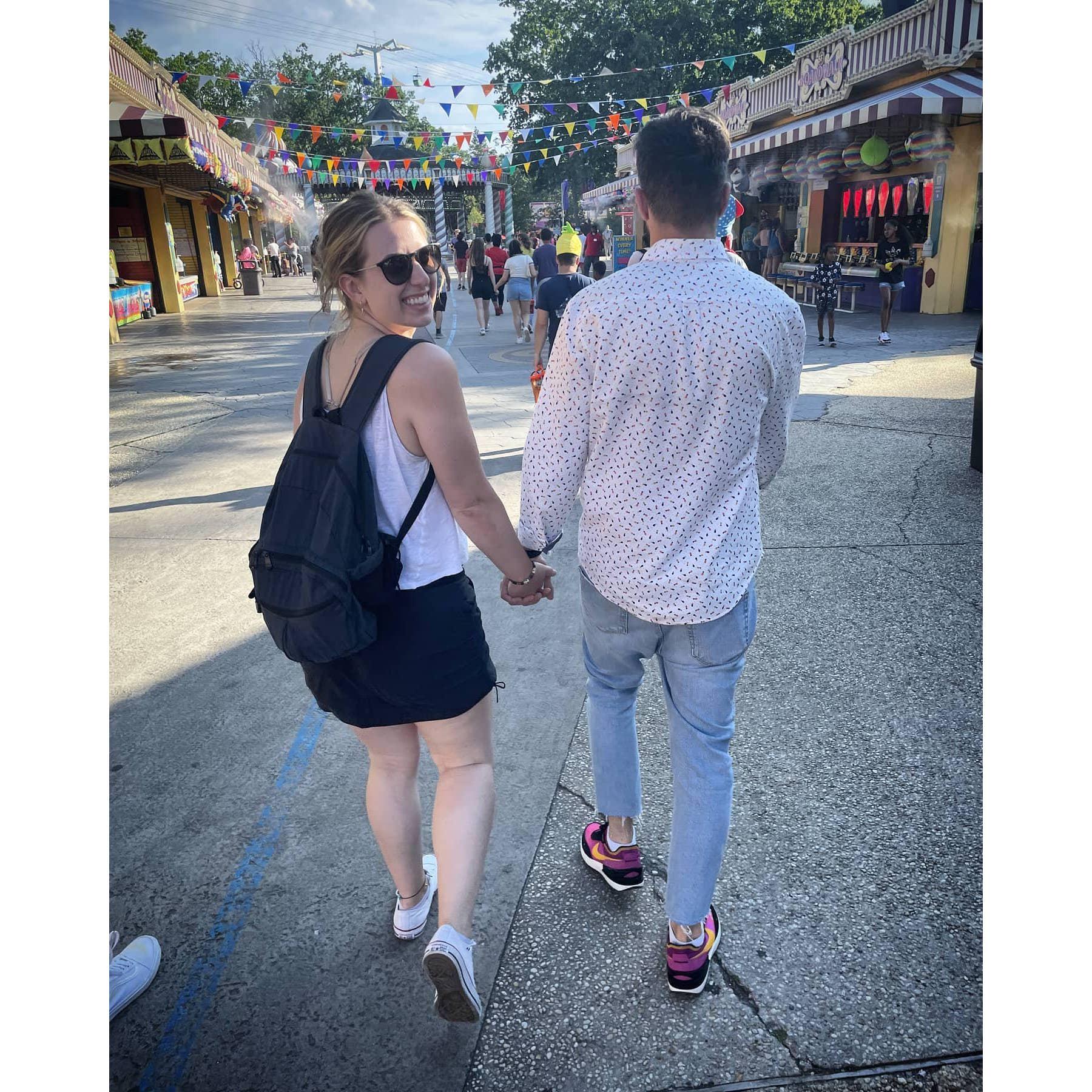 1st trip to 6 Flags NJ