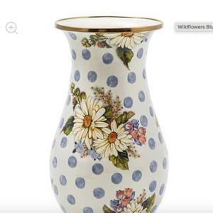 Wildflowers Blue Tall Vase