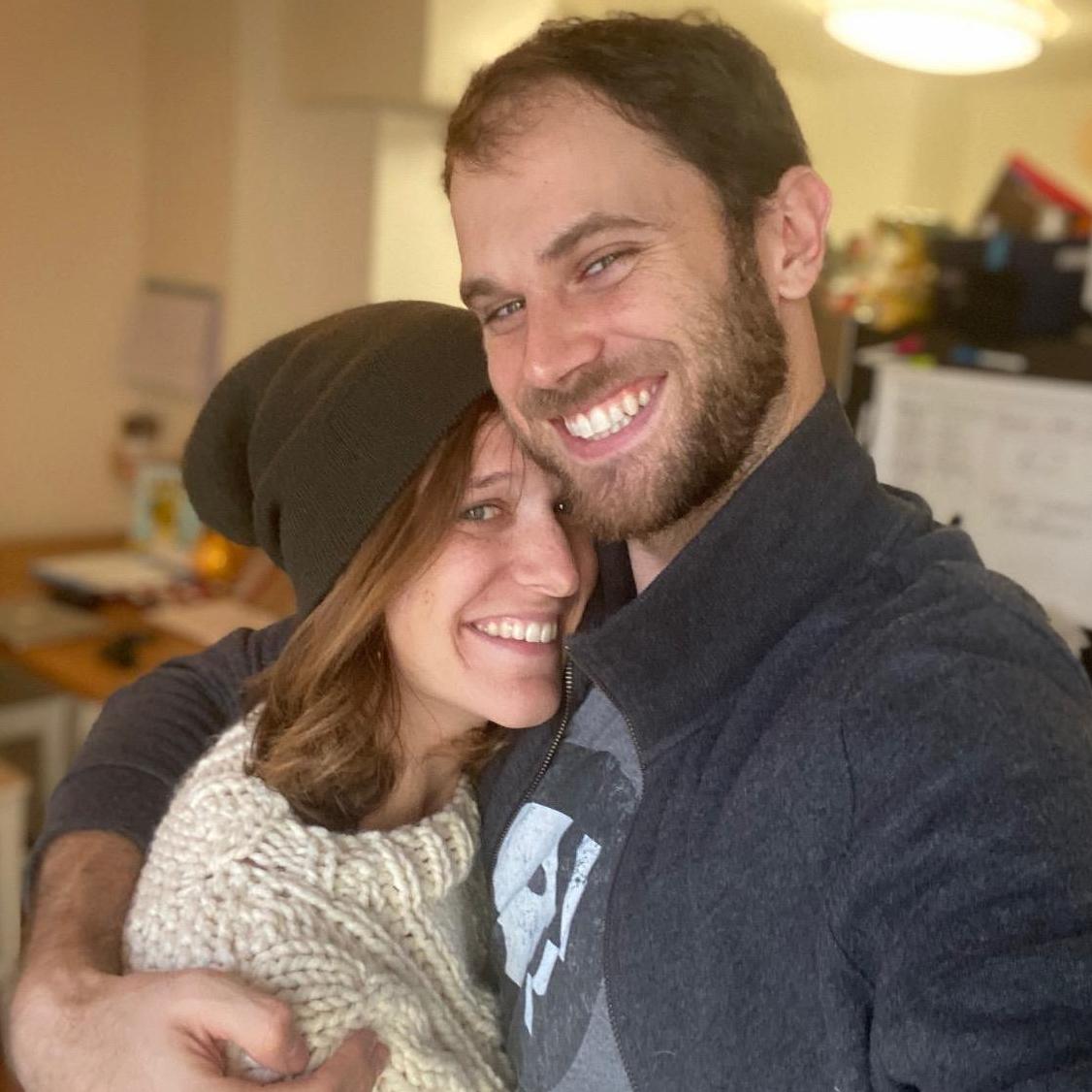 Look how happy we were before we adopted a dog.