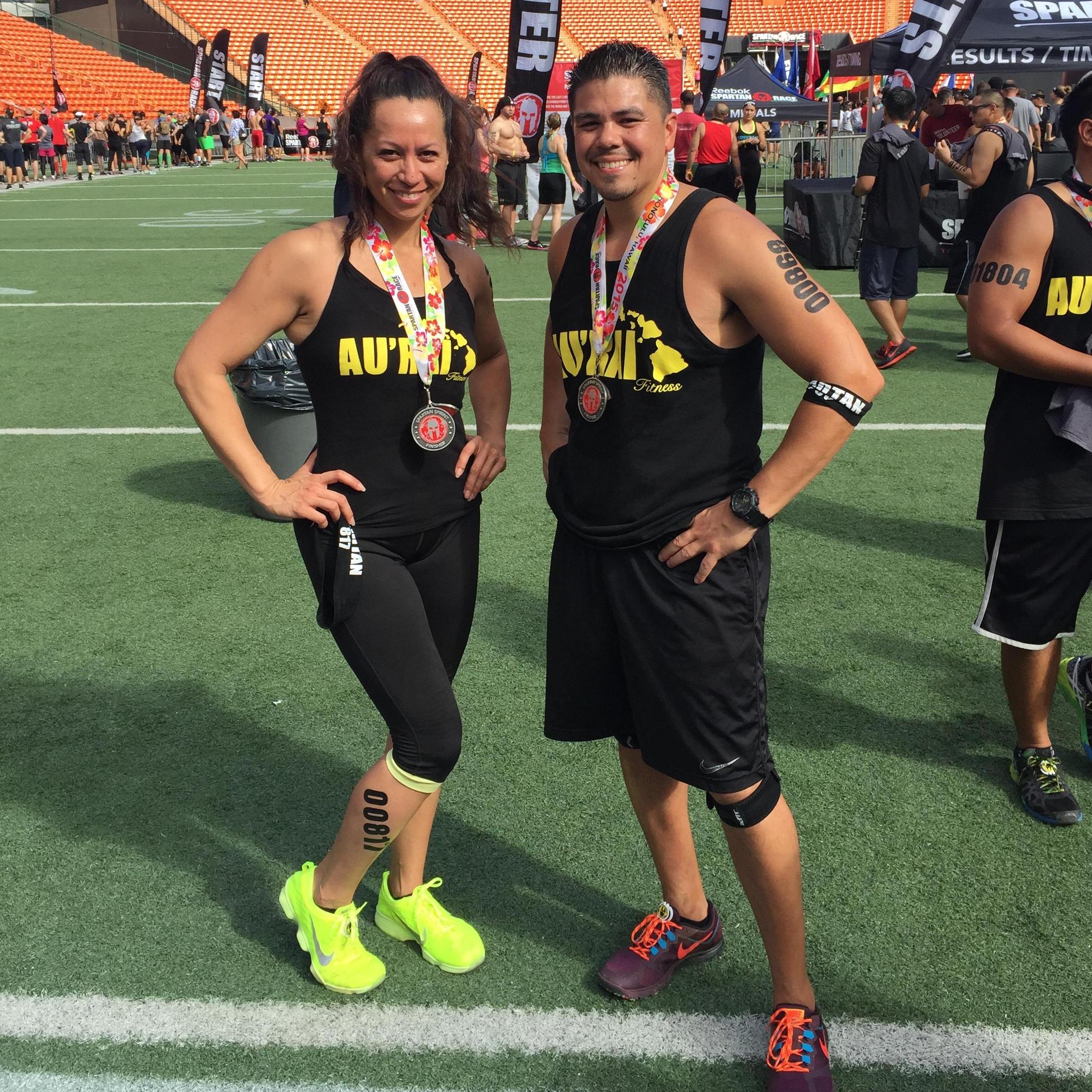 We did the Spartan Sprint at Aloha Stadium back when we were fit.