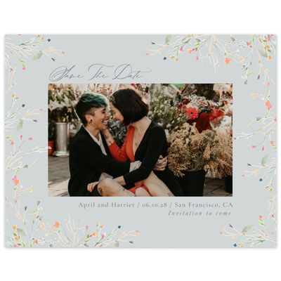 Grey Wedding Digital Save the Date - Caramella Photo