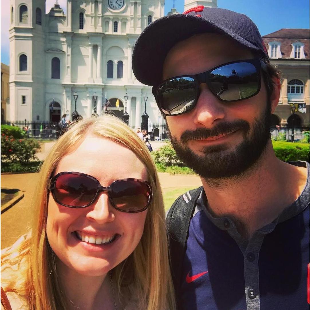 Our first trip together when we went to New Orleans with Heather and Will. It was the start of what would be many fun vacations together.