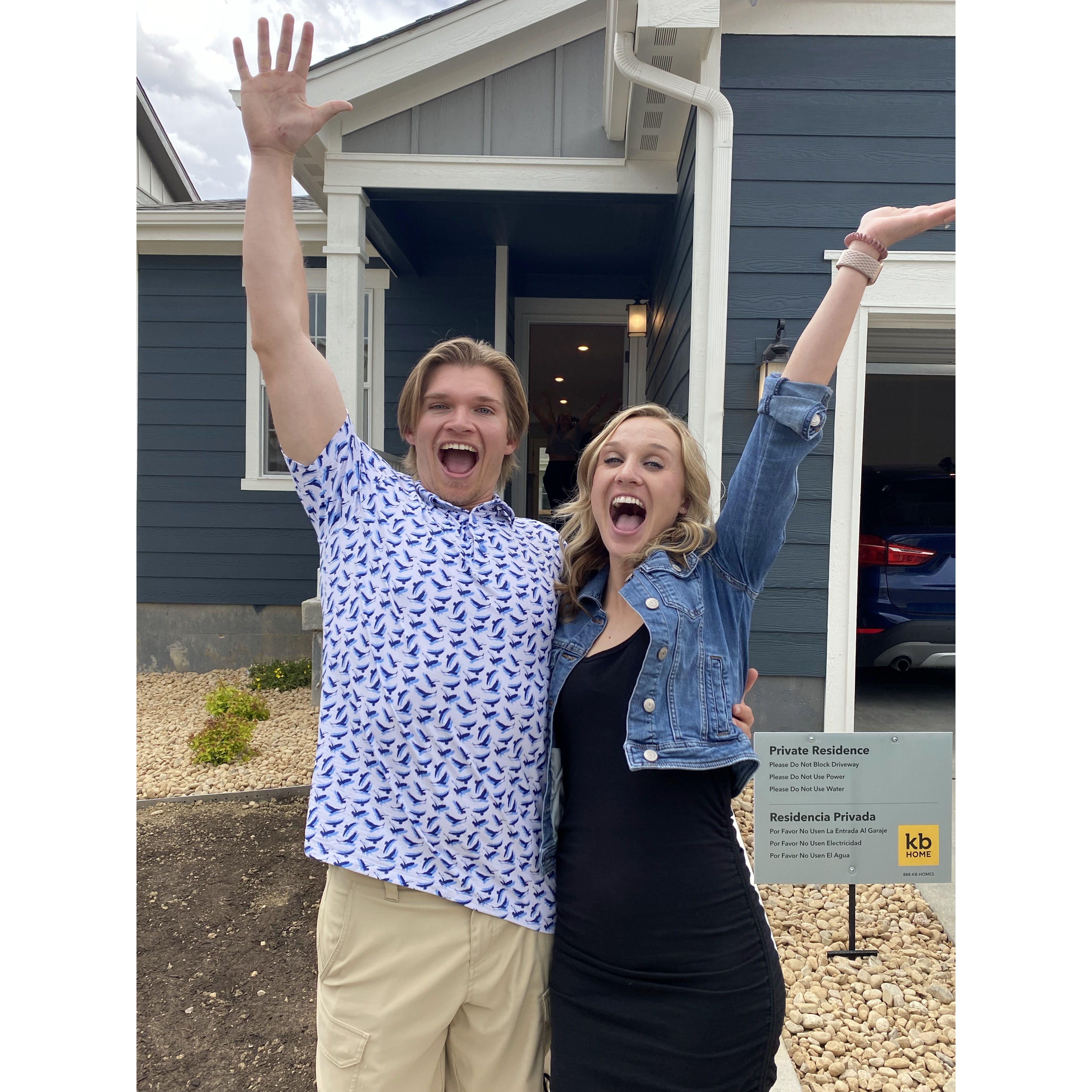 It's been a busy year for us, planning a wedding and buying our first home!