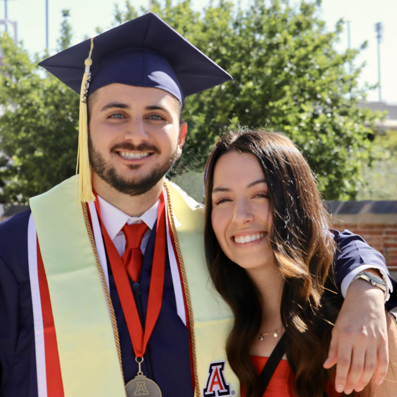 Tony's college graduation