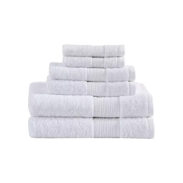 Kenneth Cole New York® Fulton 6-Piece Towel Set in White