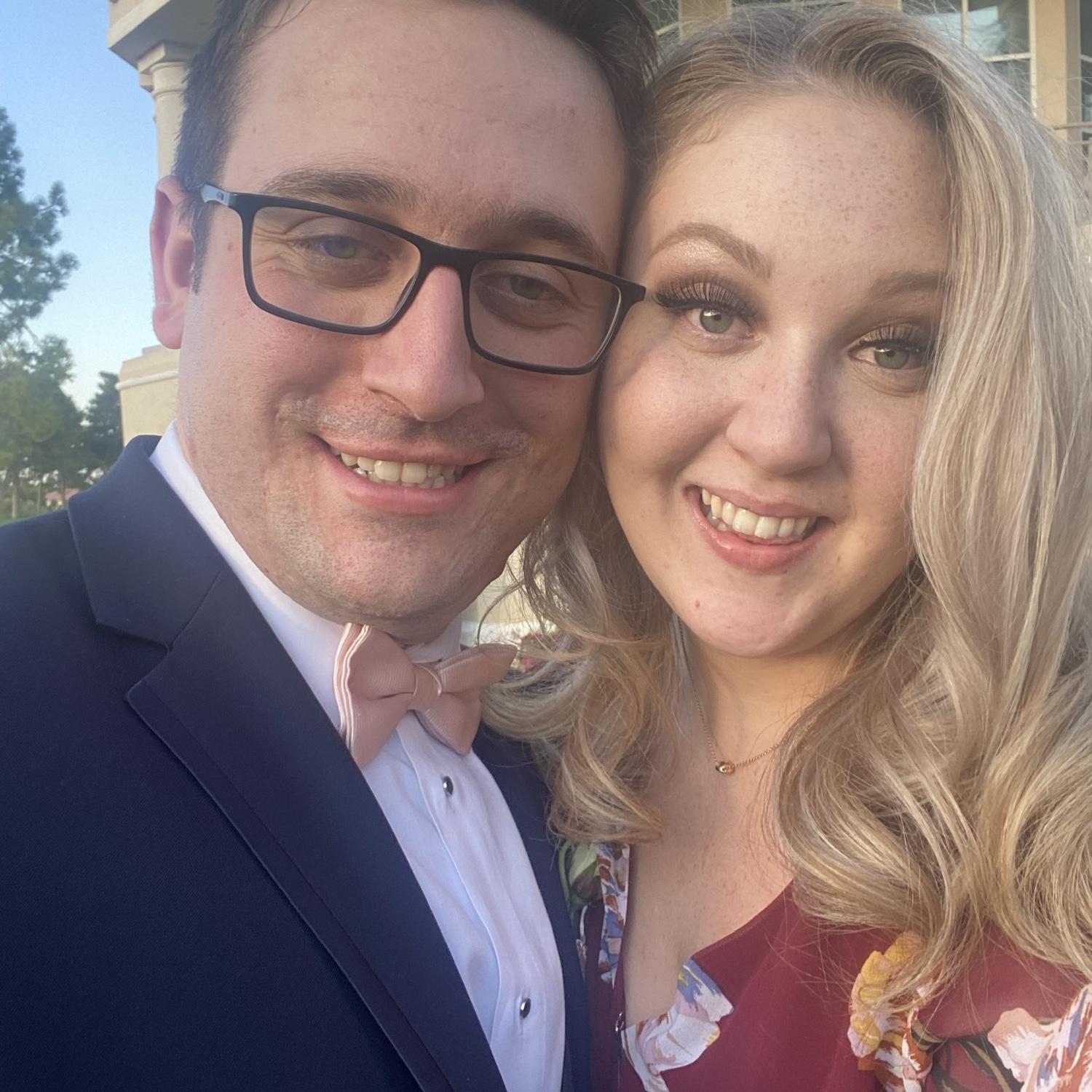 Brad & Amber Dawn at Sam & Austin Herrera's Wedding, 2021