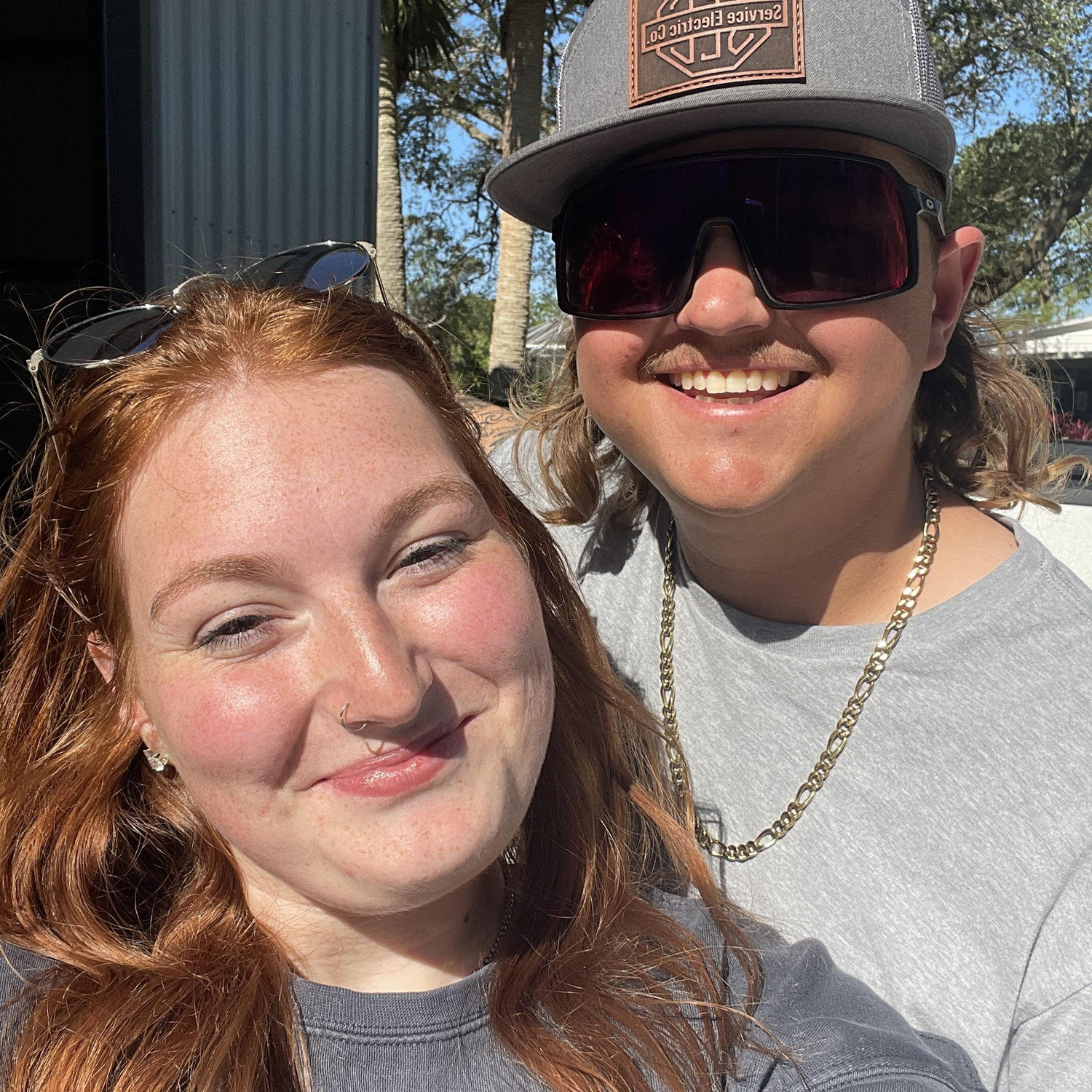 One of our first selfie's together!