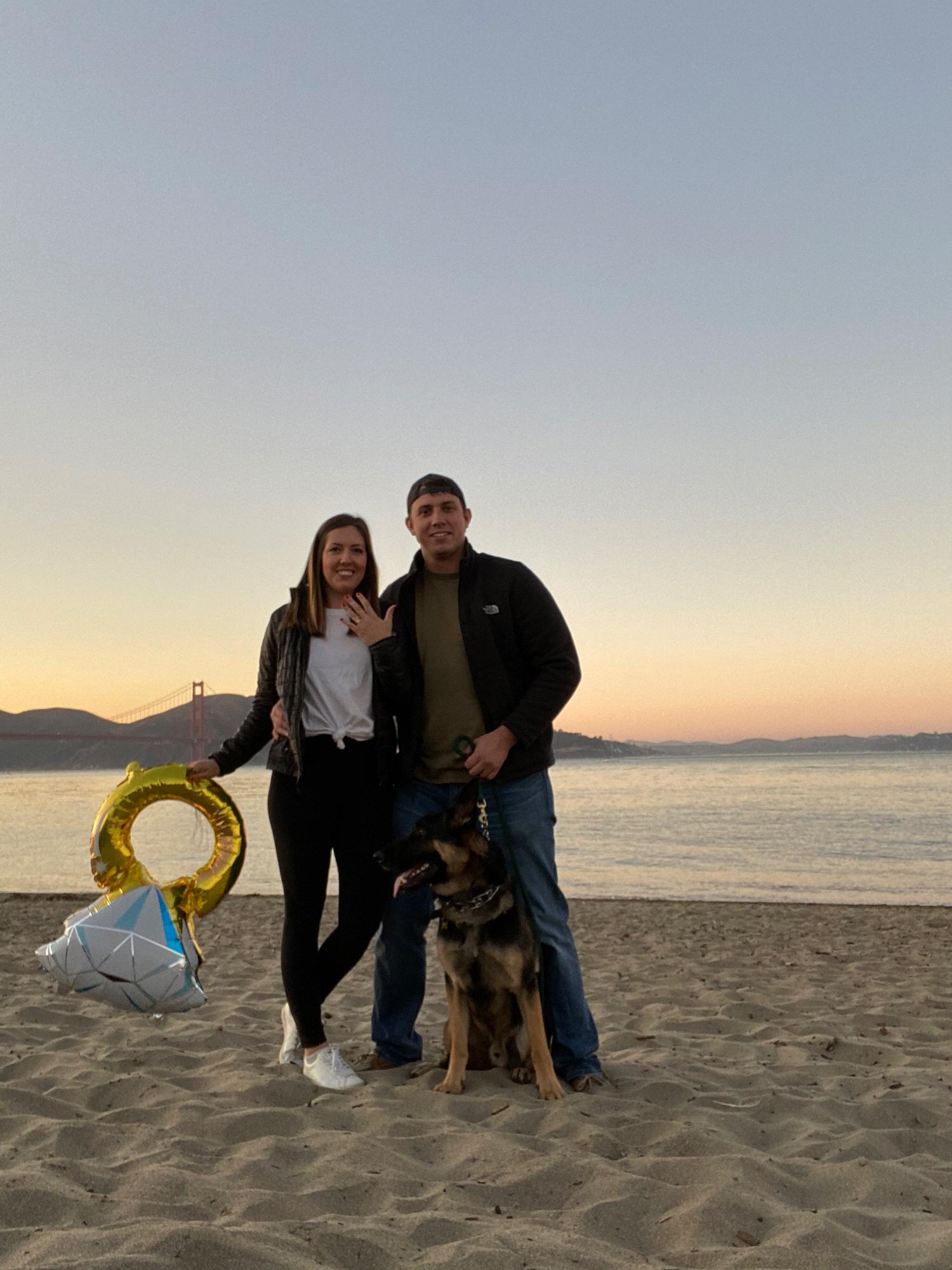 Engaged! Crissy Field, San Francisco