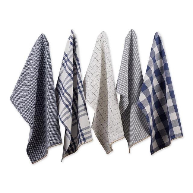 5 Piece Woven Tea Towel Set