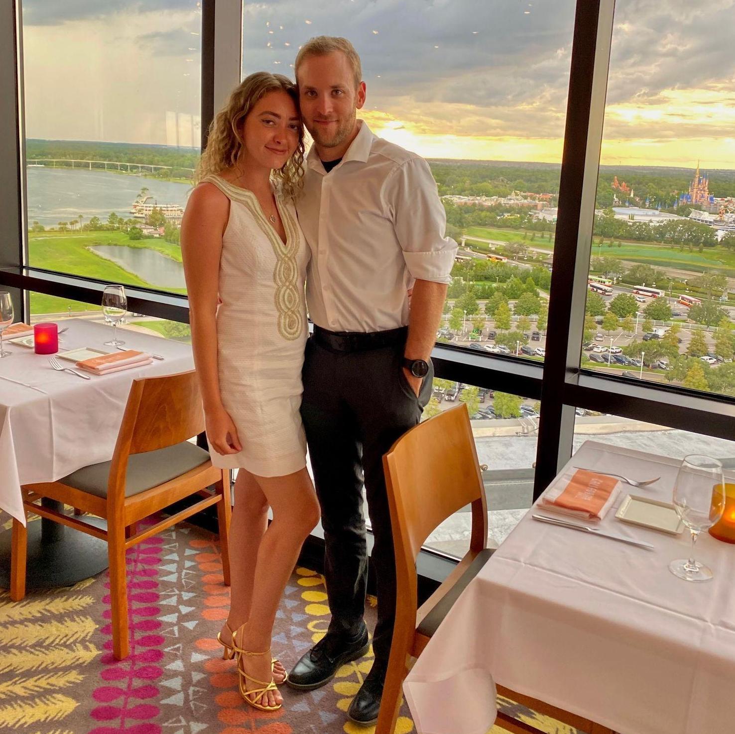 06.22.2024 Nick Surprises Mirinda with a Dinner Overlooking Cinderlla Castle on her Birthday