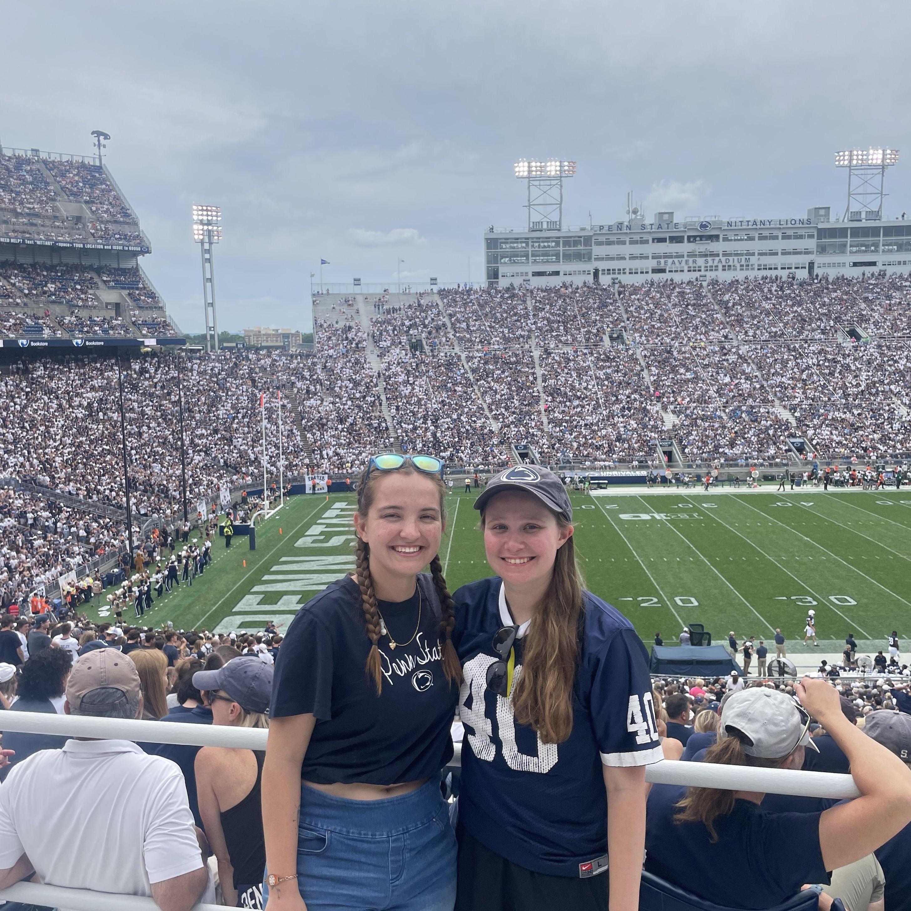 Penn State Game! First one that we were at together when we were both Alumni