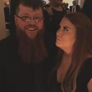 I was mad because he wouldn't smile so then he smiled because I was mad