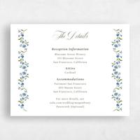 White Wedding Enclosure - Feuille