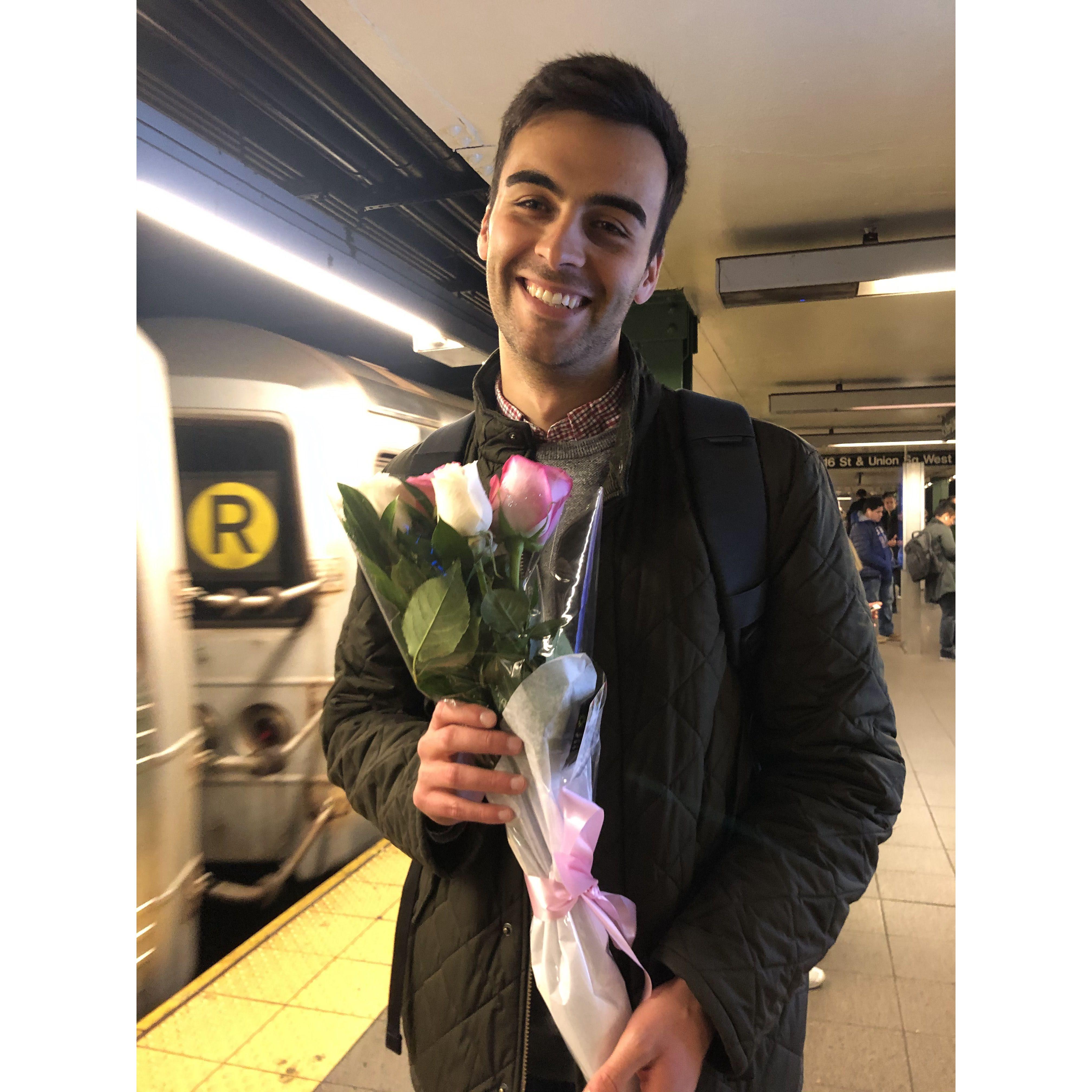 Ben surprised Jimena from Philly for her birthday (November 2019)