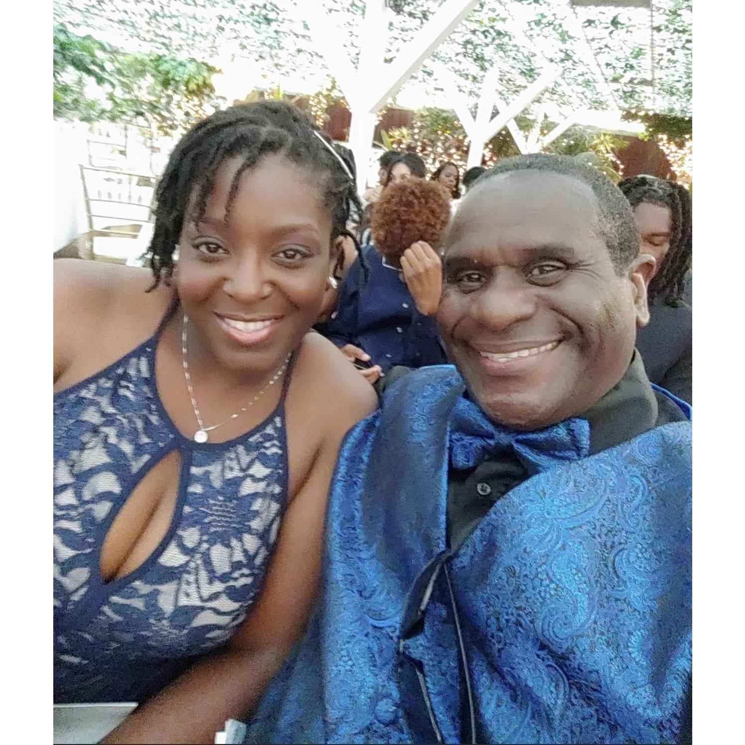 Enjoying our niece's wedding in Las Vegas!