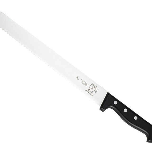 Mercer Culinary M23710 Renaissance, 11-Inch Wavy Serrated Slicer