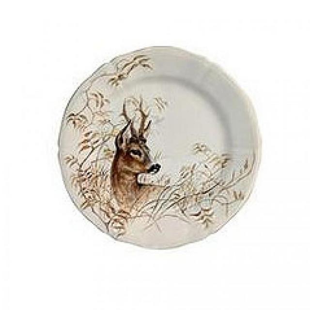Gien Sologne Dessert Plate - Deer