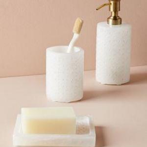 Etched Stone Bath Collection