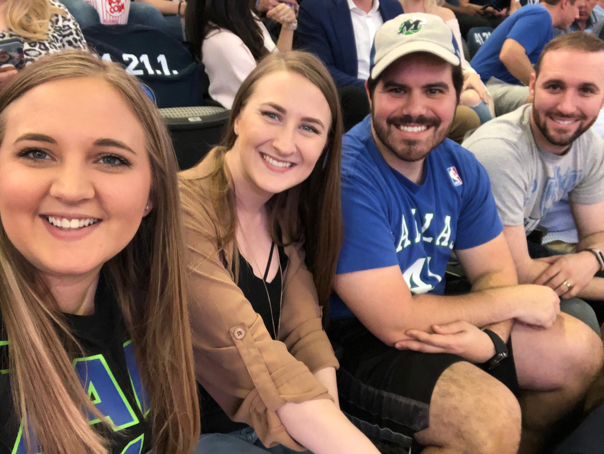 Dirks’s last game with Ivy Albrecht and Danny Albrecht