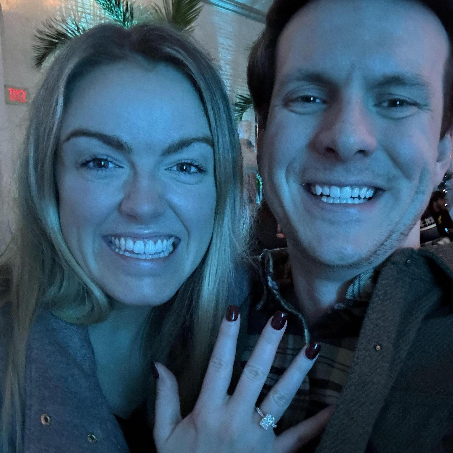 Kyle proposed in Tower Grove Park! This photo was taken in Piper Palm House