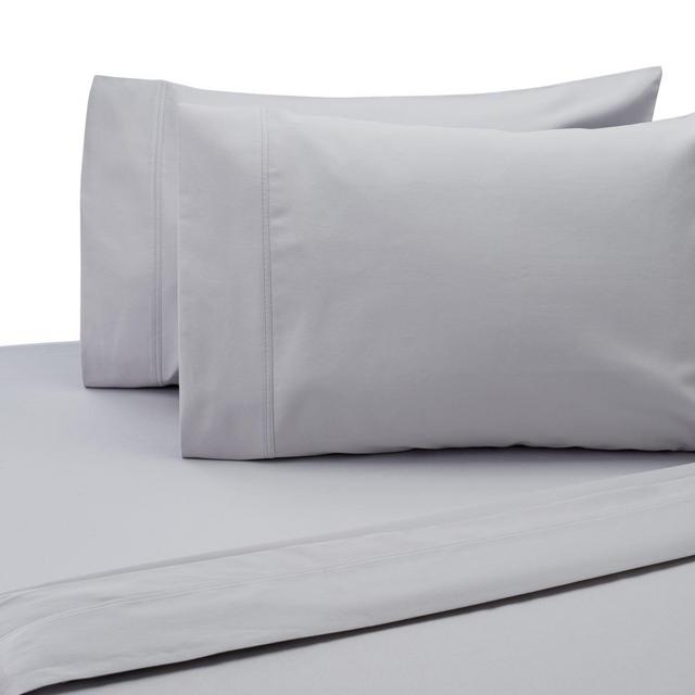 SALT™ 300-Thread-Count Cotton Sateen King Sheet Set in Silver