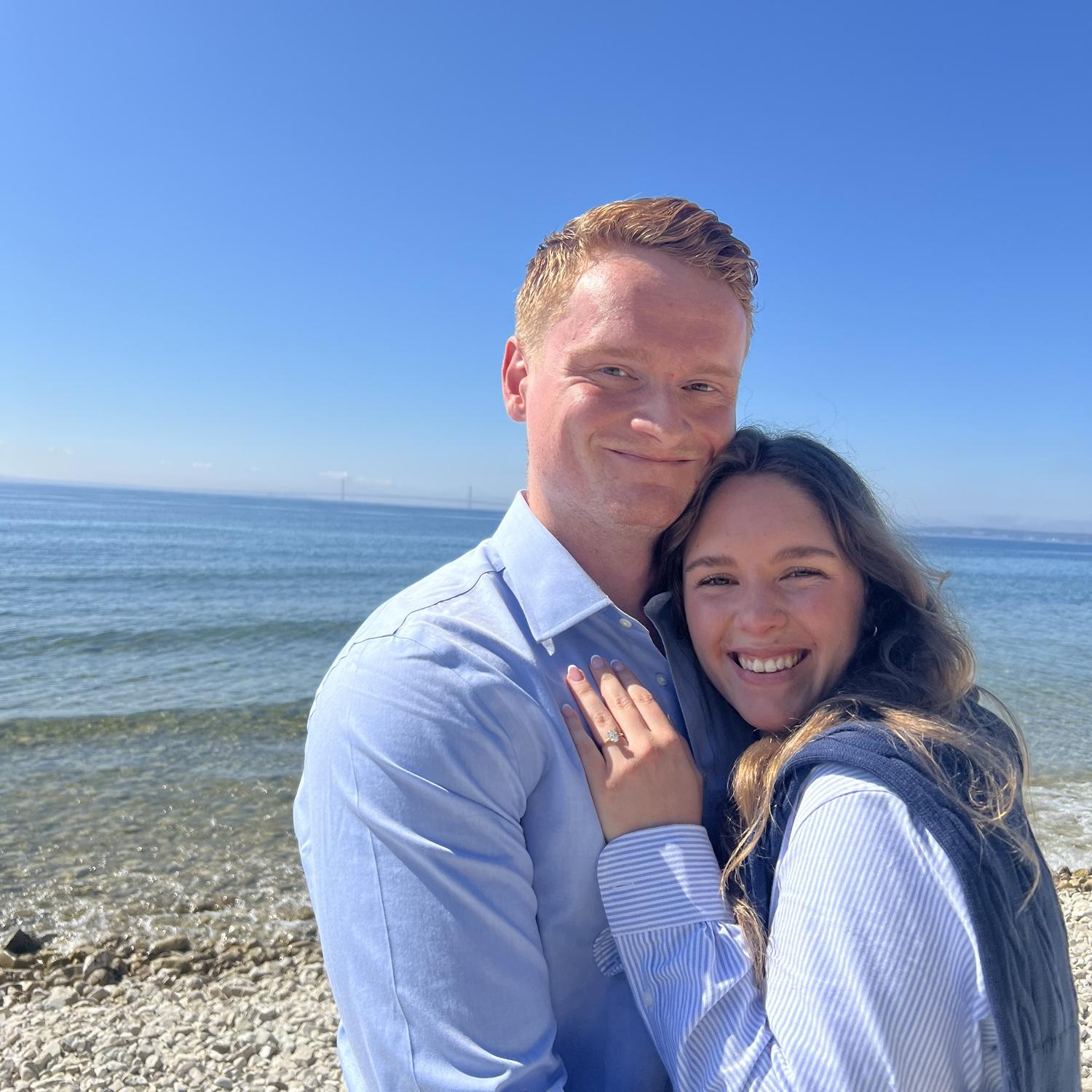 The best proposal on Mackinaw Island!